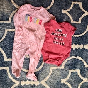 Carter’s Little Sister Pajama and Onesie Bundle
